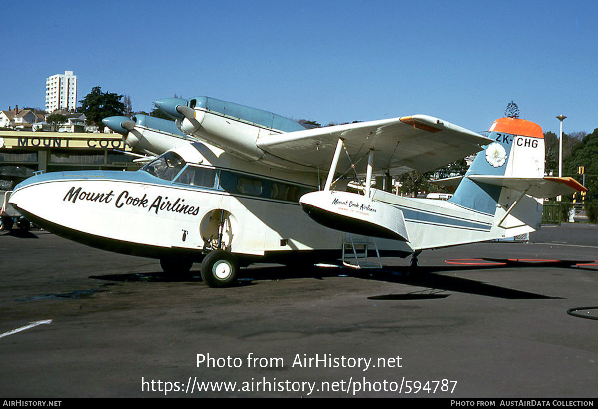 Aircraft Photo of ZK-CHG | Grumman G-44 Widgeon | Mount Cook Airlines | AirHistory.net #594787