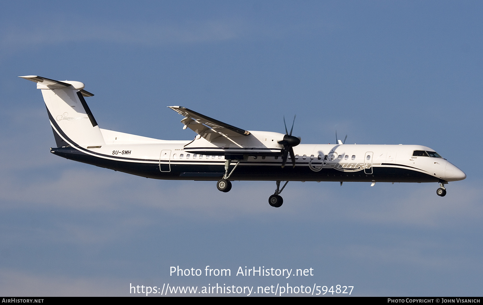 Aircraft Photo of SU-SMH | Bombardier DHC-8-402 Dash 8 | Smart Aviation | AirHistory.net #594827