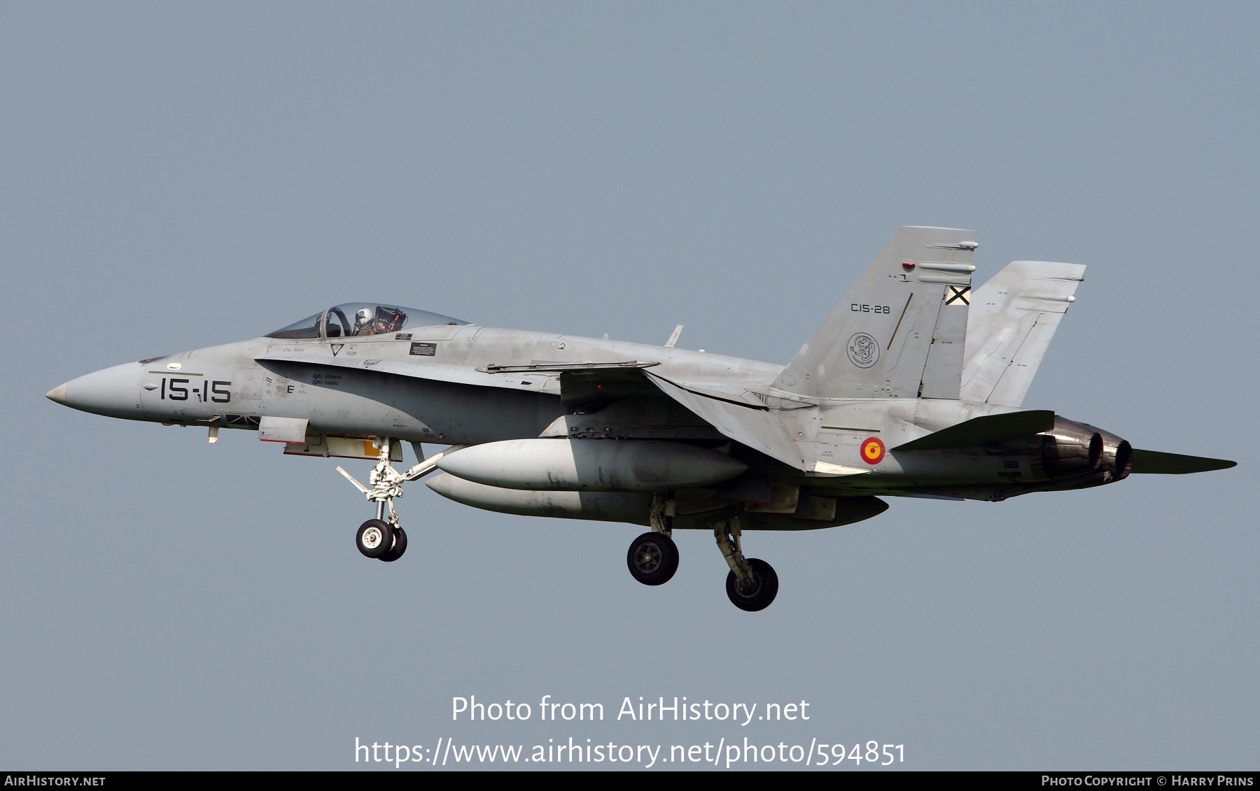 Aircraft Photo of C.15-28 | McDonnell Douglas EF-18M Hornet | Spain - Air Force | AirHistory.net #594851