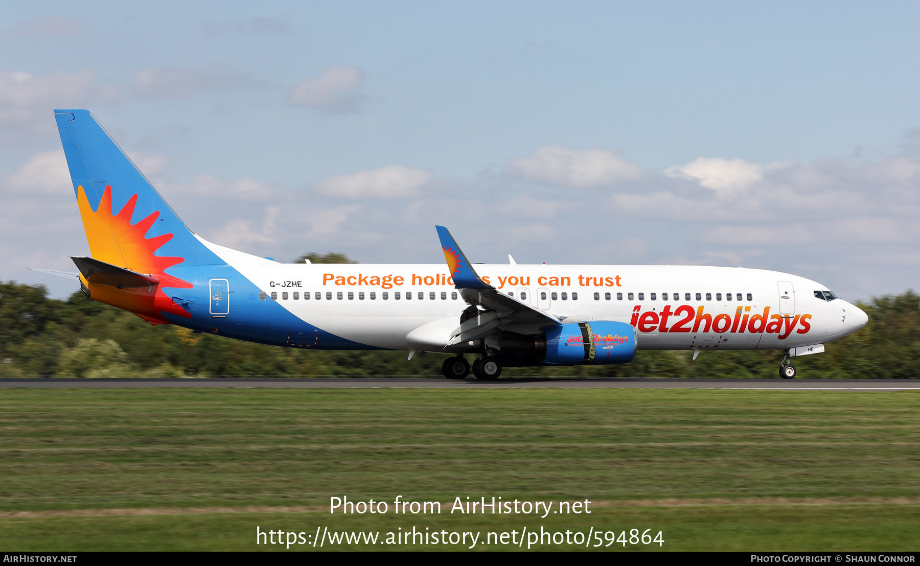 Aircraft Photo of G-JZHE | Boeing 737-8K2 | Jet2 Holidays | AirHistory.net #594864