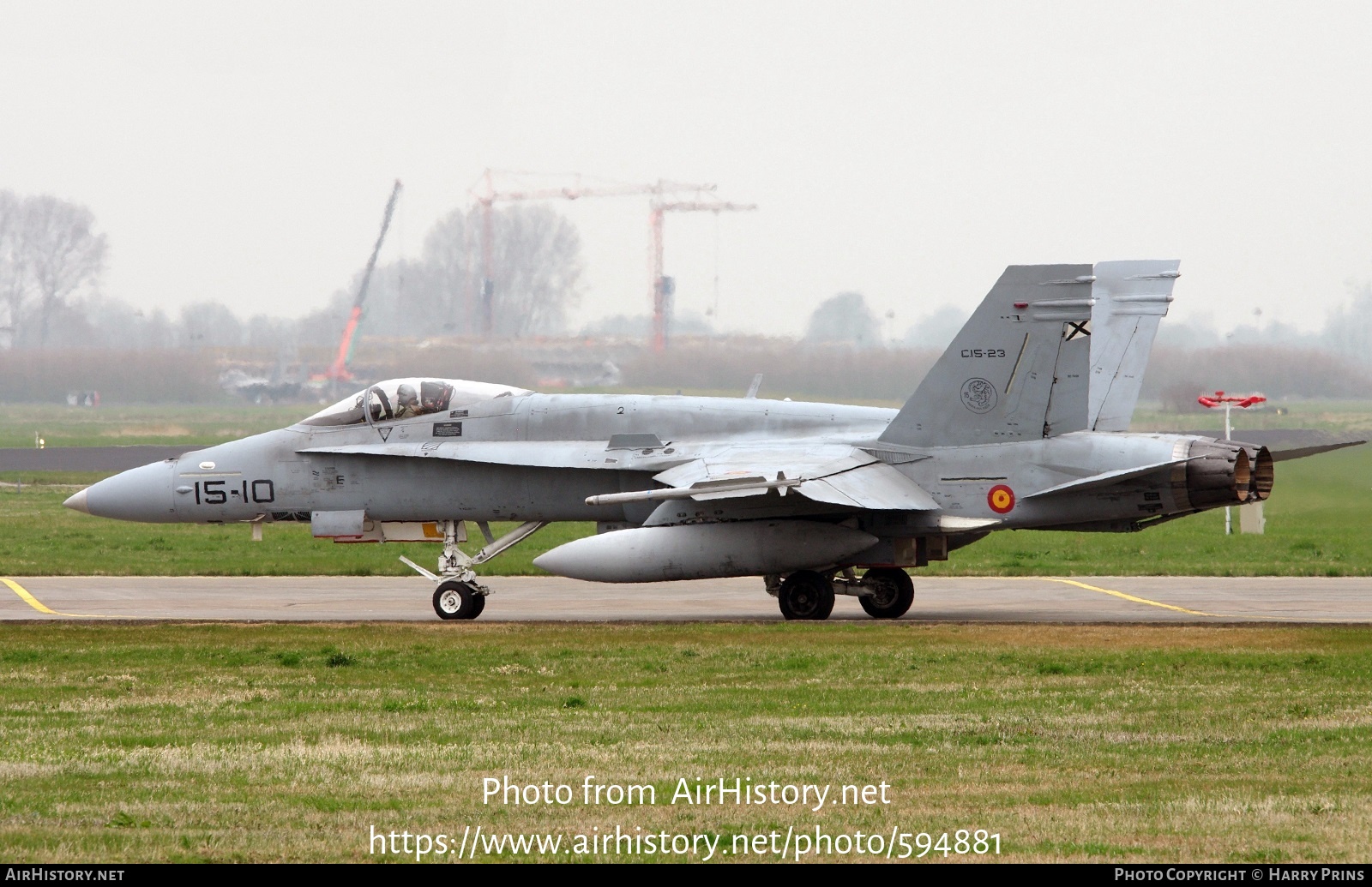 Aircraft Photo of C15-23 | McDonnell Douglas EF-18A Hornet | Spain - Air Force | AirHistory.net #594881