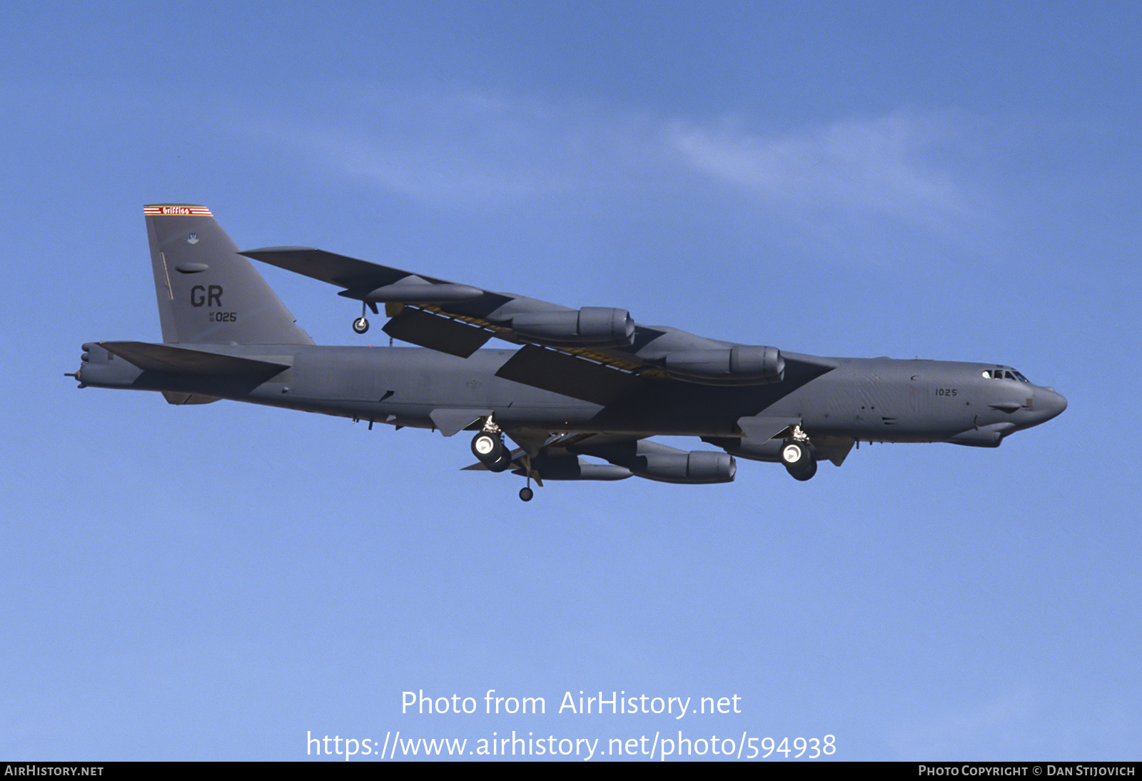 Aircraft Photo of 61-0025 / 10025 | Boeing B-52H Stratofortress | USA - Air Force | AirHistory.net #594938