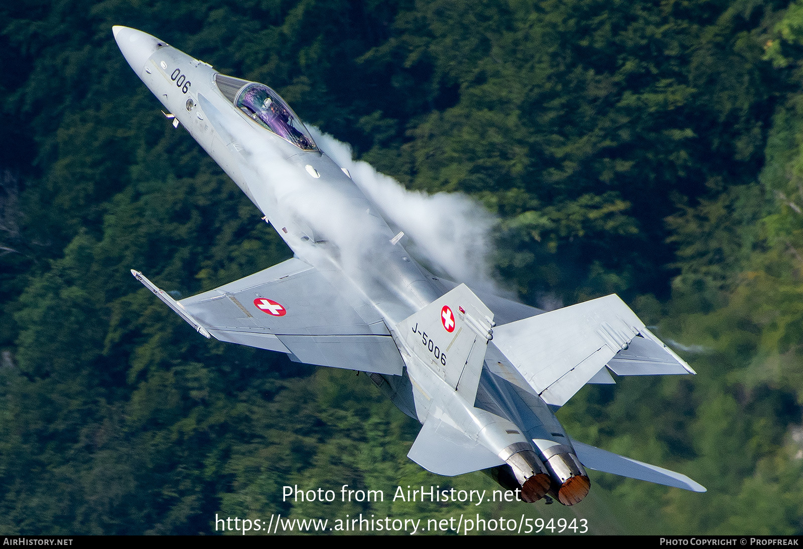 Aircraft Photo of J-5006 | McDonnell Douglas F/A-18C Hornet | Switzerland - Air Force | AirHistory.net #594943