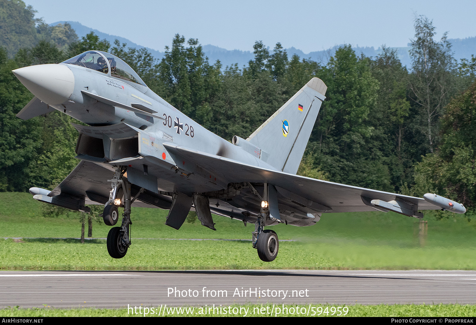 Aircraft Photo of 3028 | Eurofighter EF-2000 Typhoon S | Germany - Air Force | AirHistory.net #594959