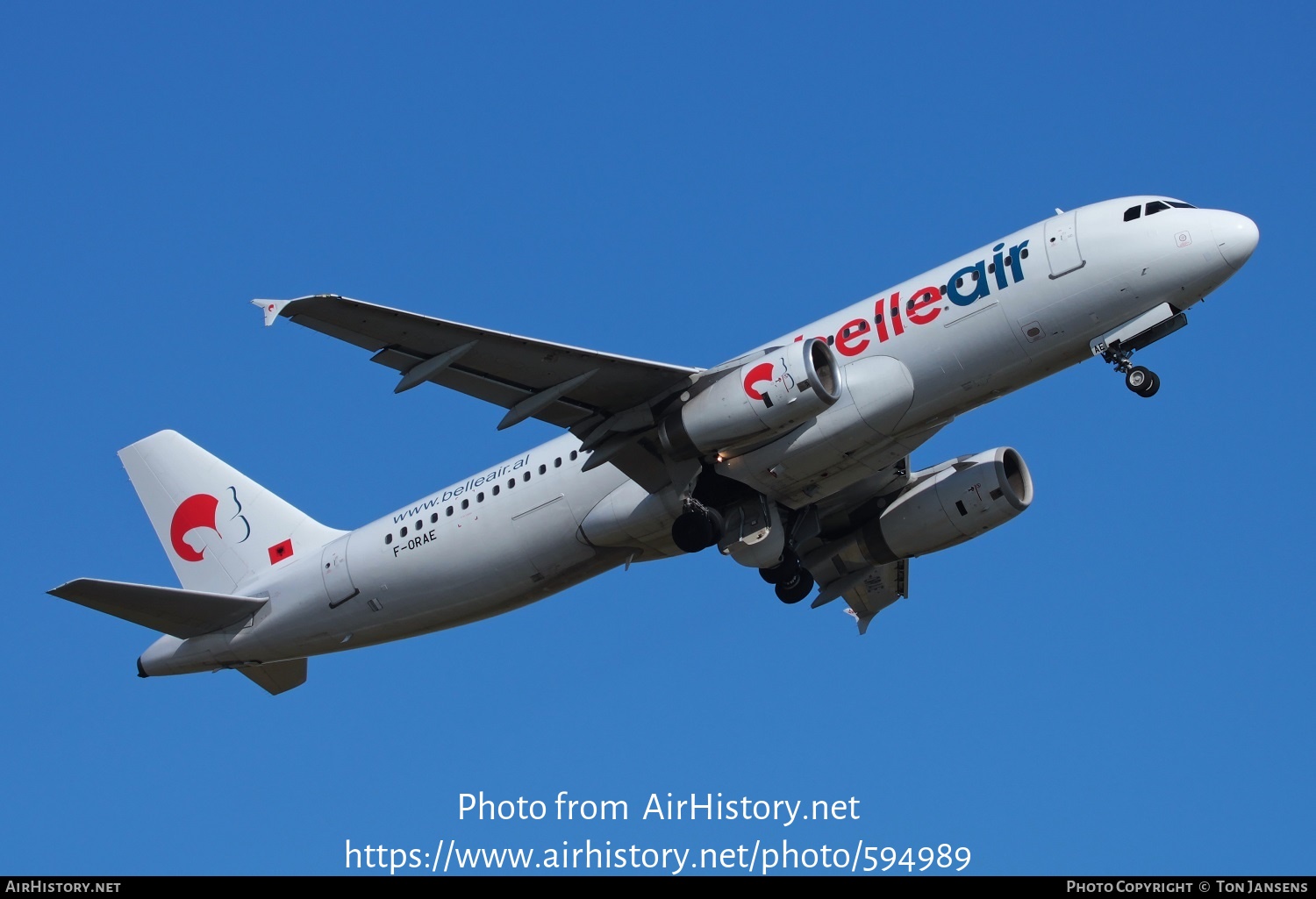 Aircraft Photo of F-ORAE | Airbus A320-233 | Belle Air | AirHistory.net #594989