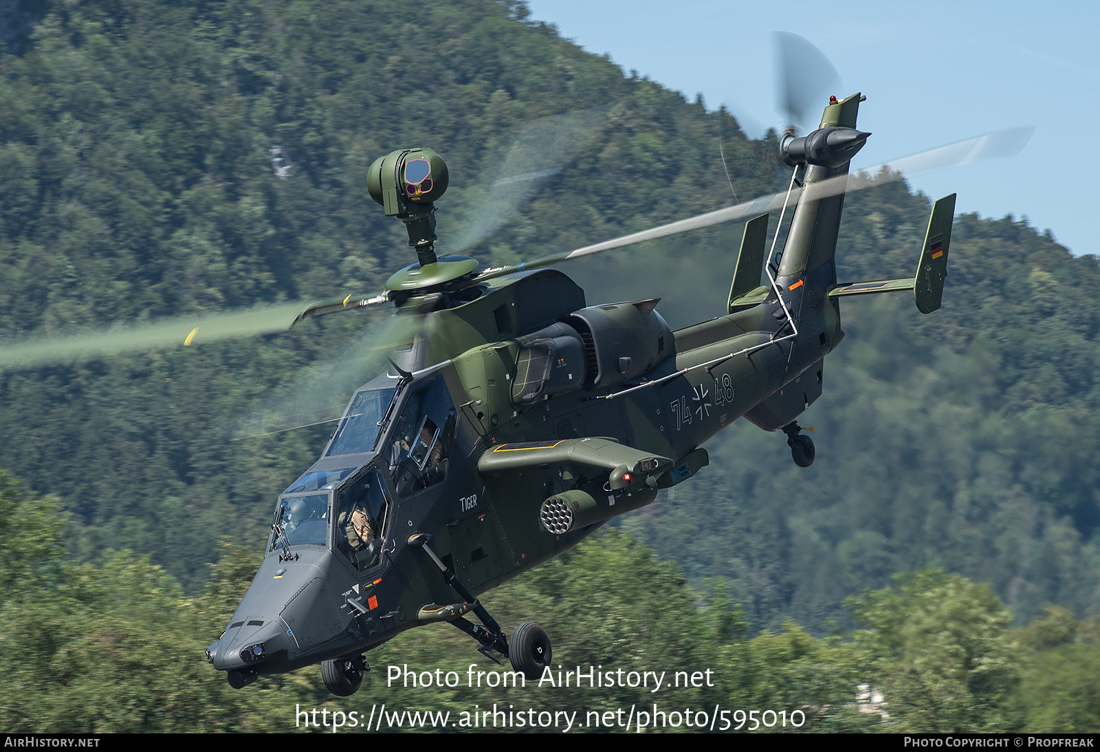 Aircraft Photo of 7448 | Eurocopter EC-665 Tiger UHT | Germany - Air Force | AirHistory.net #595010