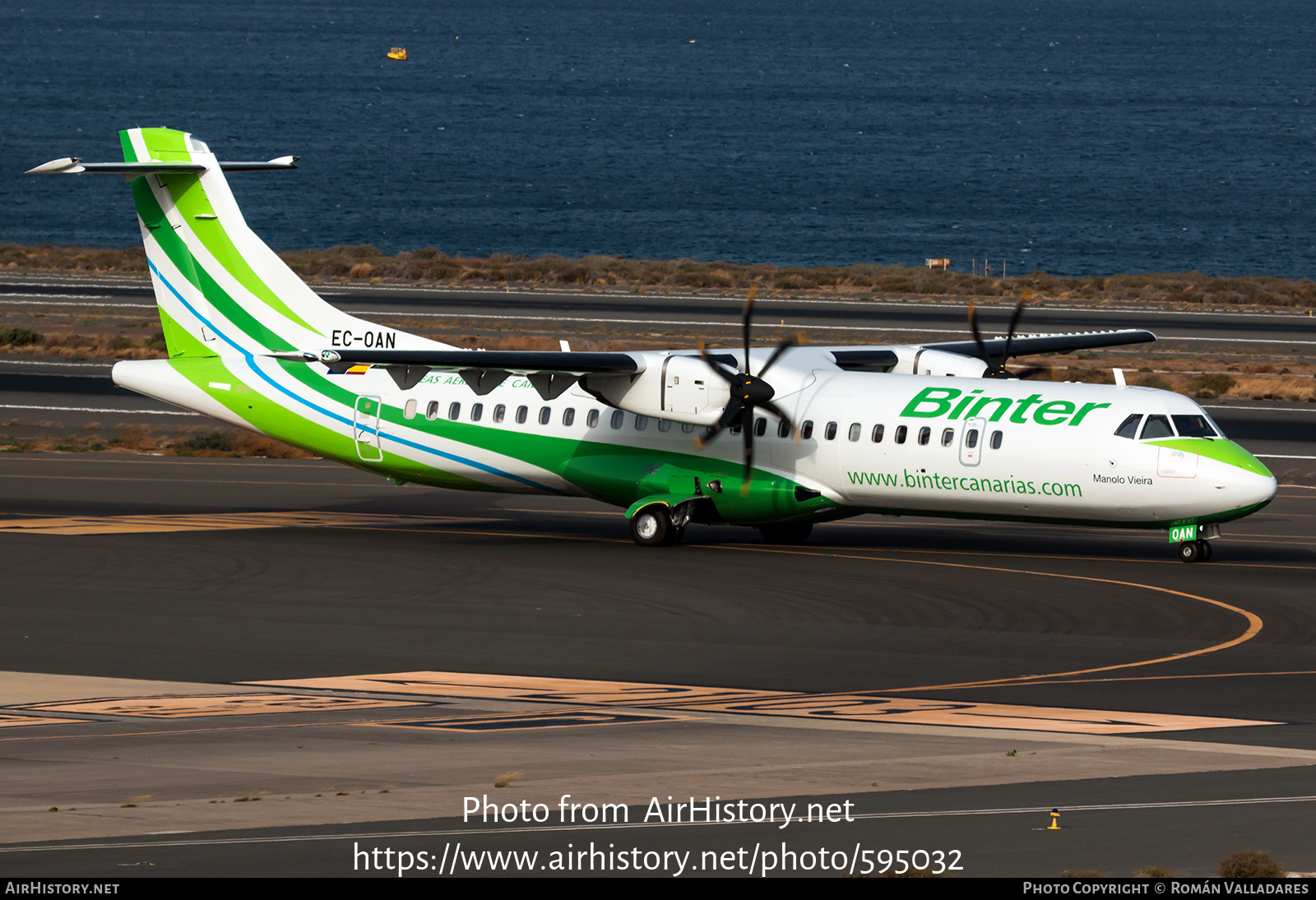 Aircraft Photo of EC-OAN | ATR ATR-72-600 (ATR-72-212A) | Binter Canarias | AirHistory.net #595032