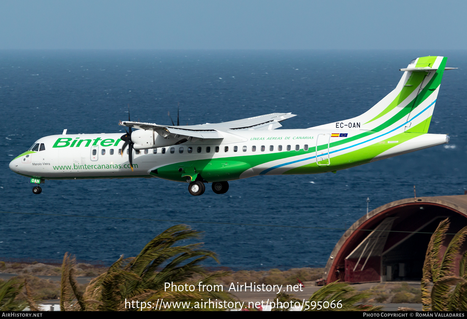 Aircraft Photo of EC-OAN | ATR ATR-72-600 (ATR-72-212A) | Binter Canarias | AirHistory.net #595066