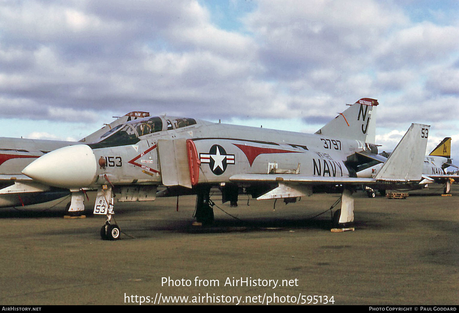 Aircraft Photo of 153797 / 3797 | McDonnell Douglas F-4J Phantom II | USA - Navy | AirHistory.net #595134