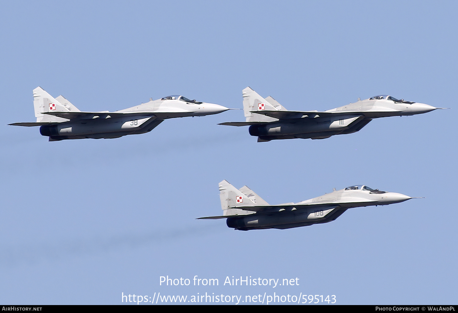 Aircraft Photo of 108 | Mikoyan-Gurevich MiG-29A (9-12A) | Poland - Air Force | AirHistory.net #595143