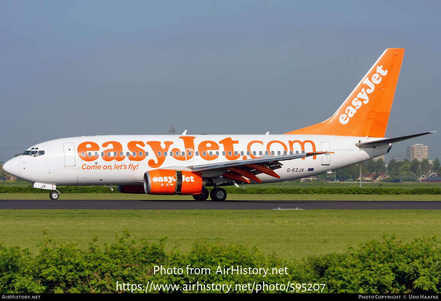 Aircraft Photo of G-EZJX | Boeing 737-73V | EasyJet | AirHistory.net #595207