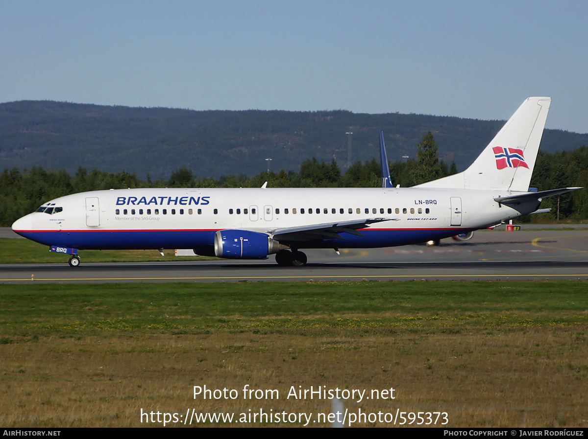 Aircraft Photo of LN-BRQ | Boeing 737-405 | Braathens | AirHistory.net #595373