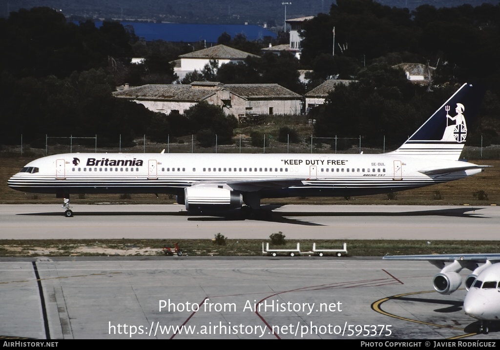 Aircraft Photo of SE-DUL | Boeing 757-2Y0 | Britannia Nordic | AirHistory.net #595375