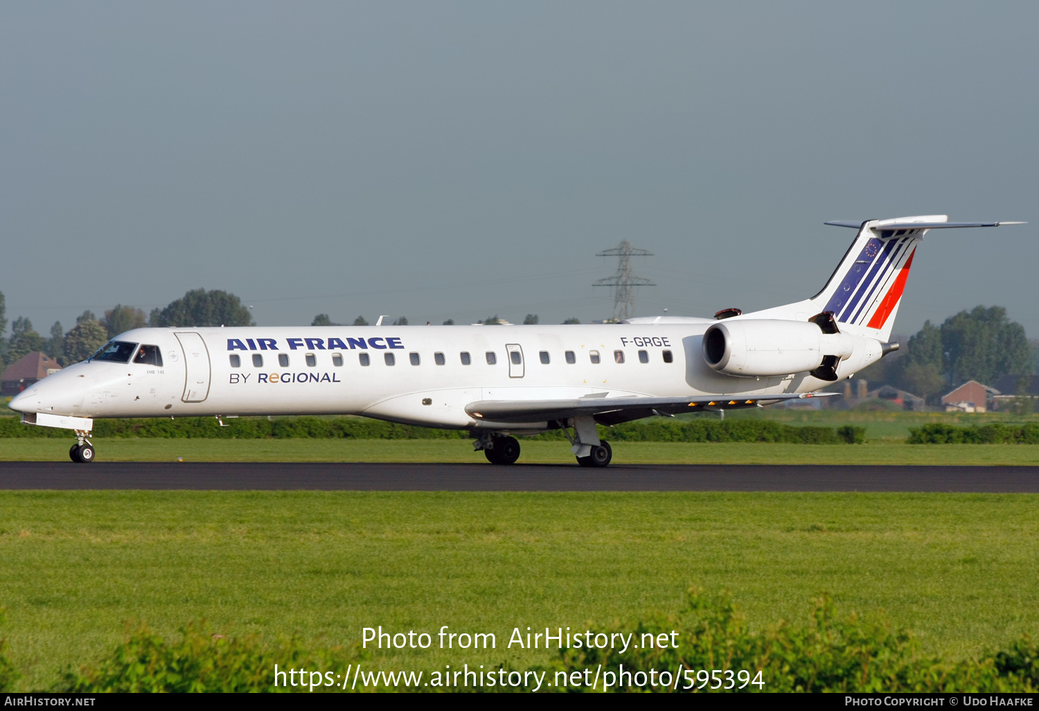 Aircraft Photo of F-GRGE | Embraer ERJ-145EU (EMB-145EU) | Air France | AirHistory.net #595394