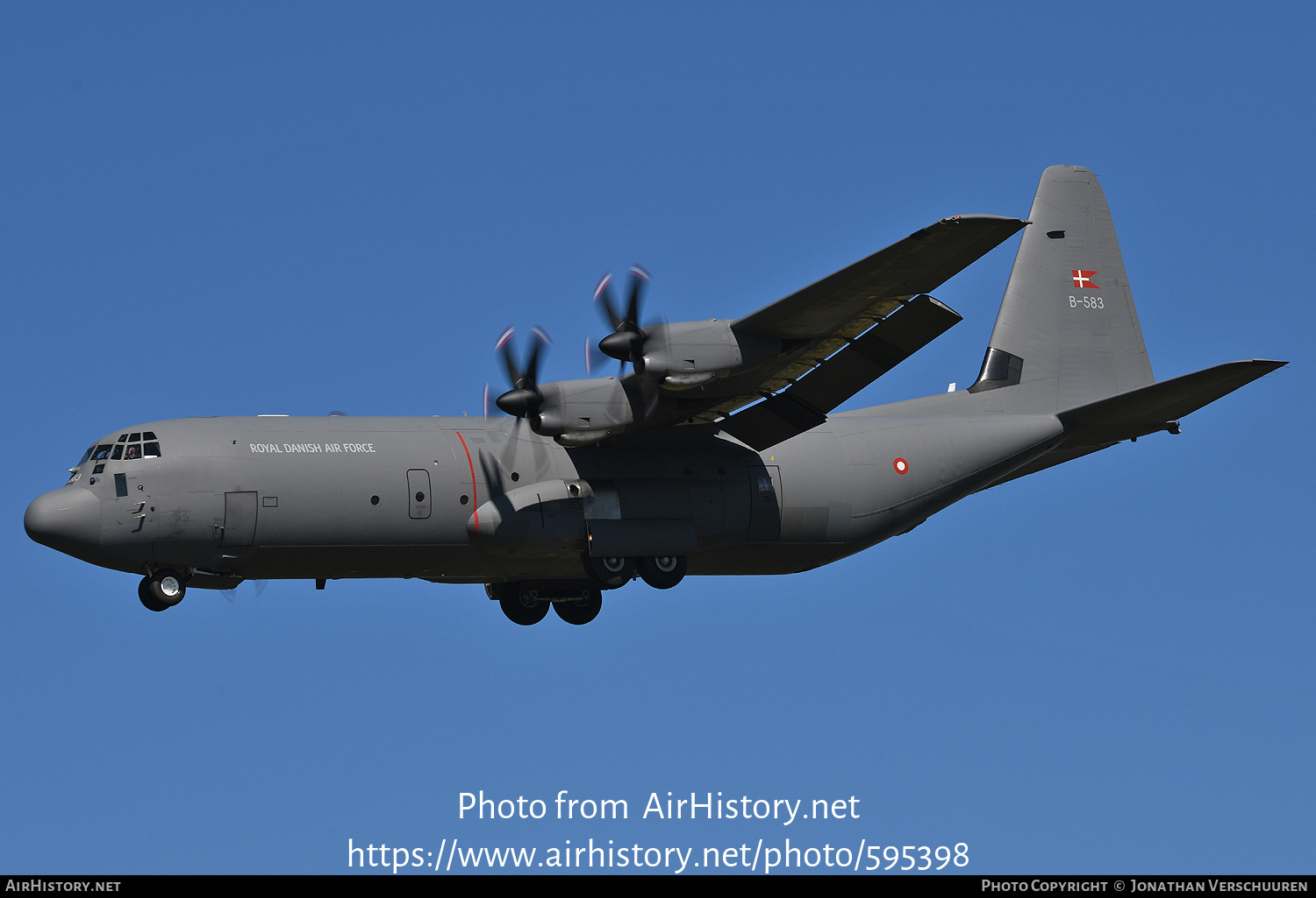 Aircraft Photo of B-583 | Lockheed Martin C-130J-30 Hercules | Denmark - Air Force | AirHistory.net #595398