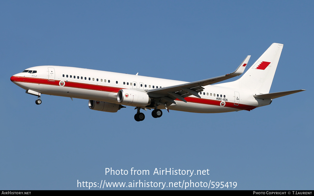 Aircraft Photo of A9C-ISA | Boeing 737-86J | Bahrain Royal Flight | AirHistory.net #595419