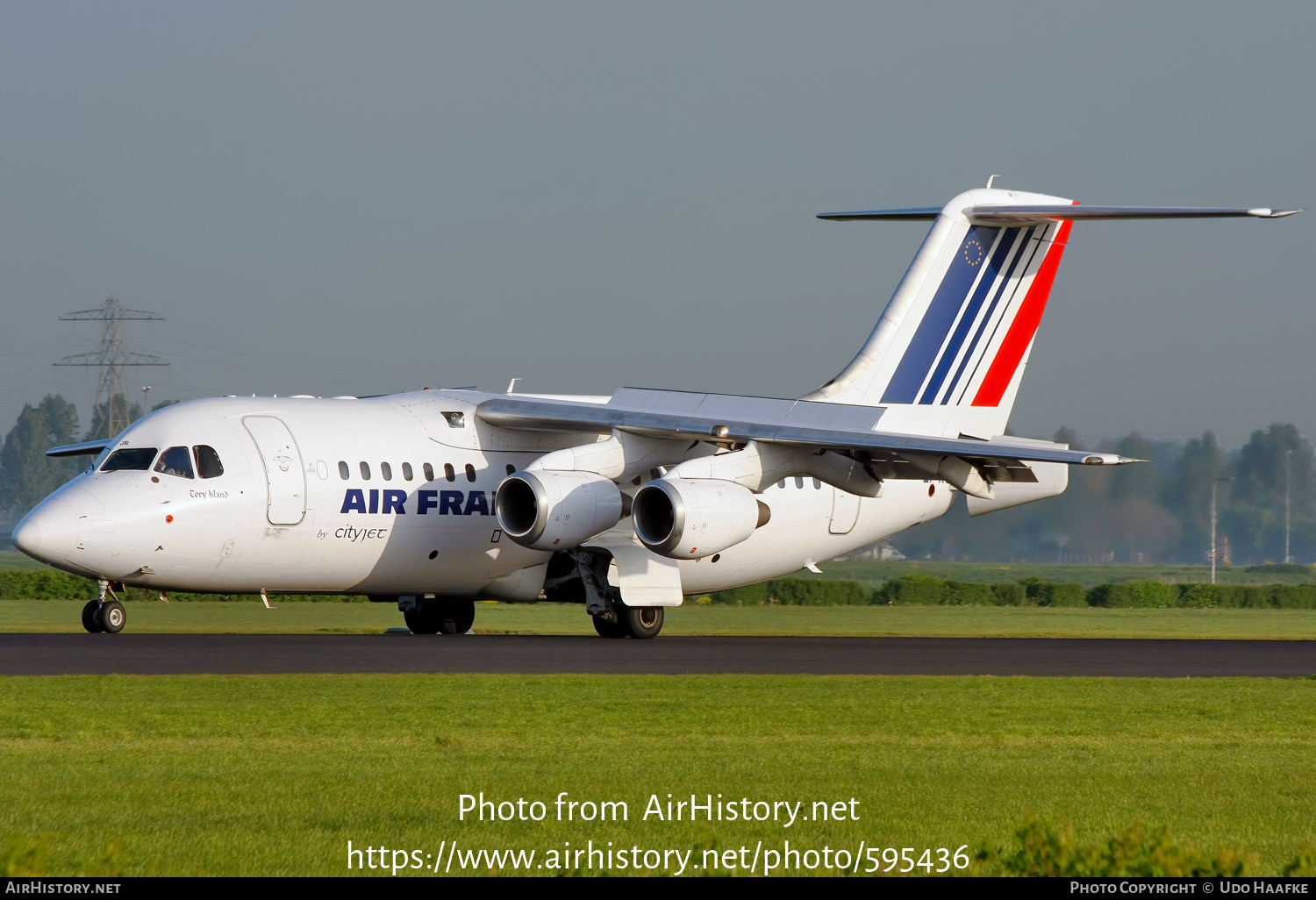 Aircraft Photo of EI-RJR | BAE Systems Avro 146-RJ85 | Air France | AirHistory.net #595436