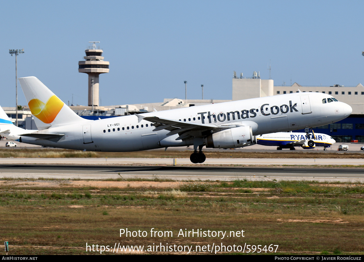 Aircraft Photo of LY-VEI | Airbus A320-233 | Thomas Cook Airlines | AirHistory.net #595467