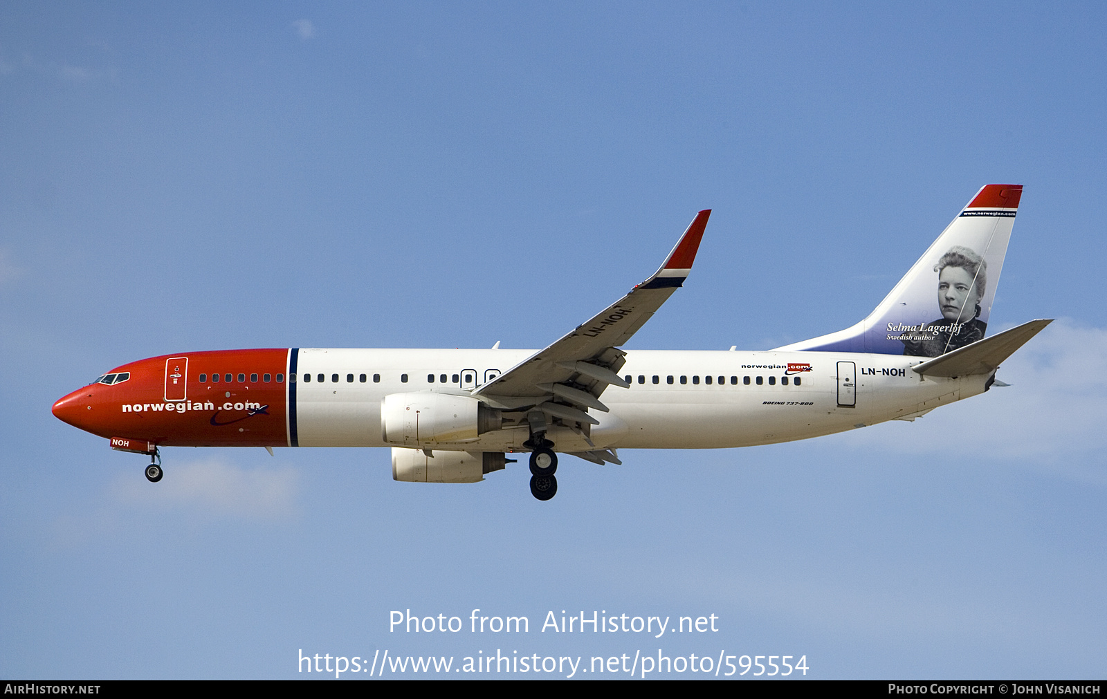 Aircraft Photo of LN-NOH | Boeing 737-86N | Norwegian | AirHistory.net #595554