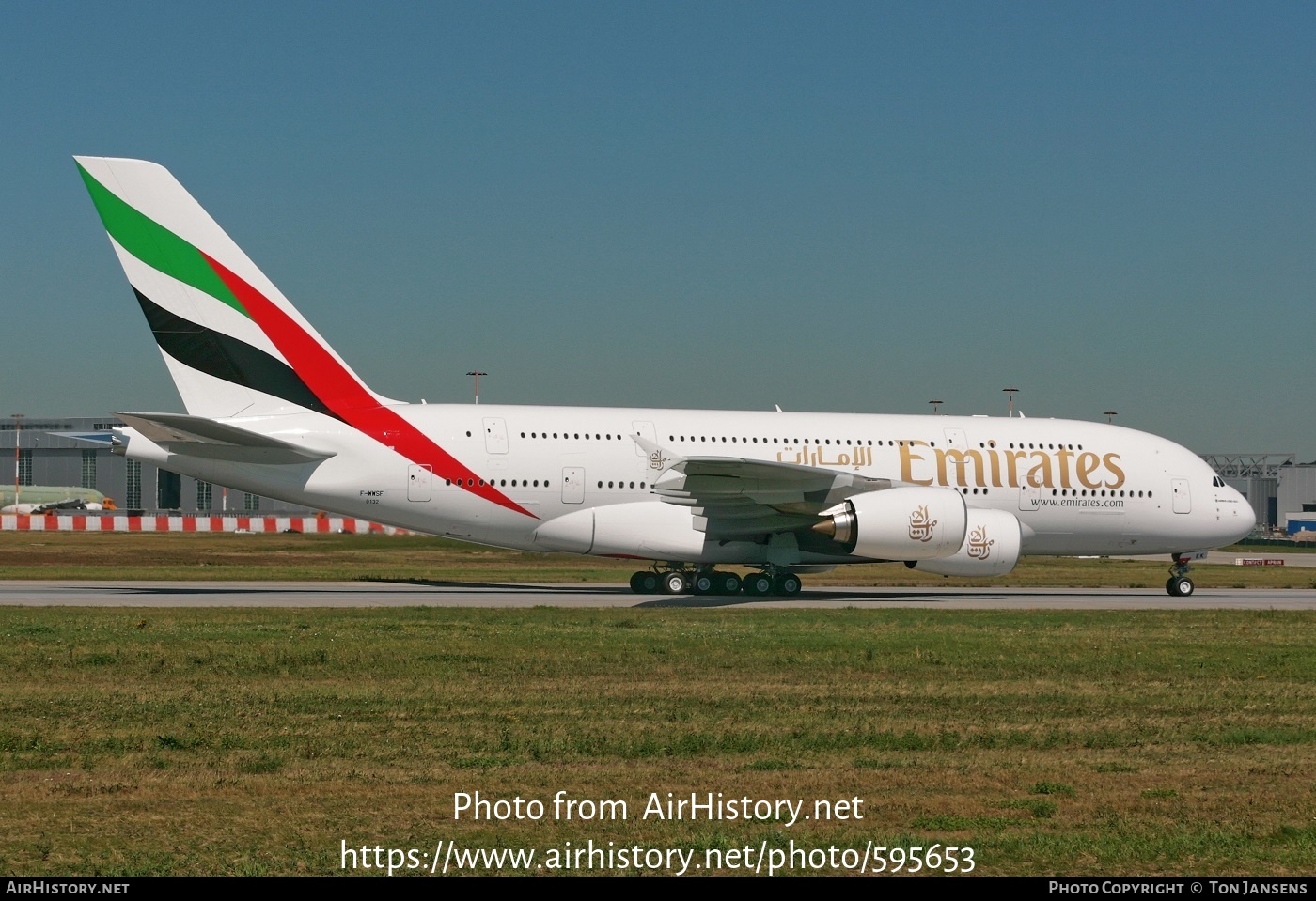 Aircraft Photo of F-WWSF | Airbus A380-861 | Emirates | AirHistory.net #595653