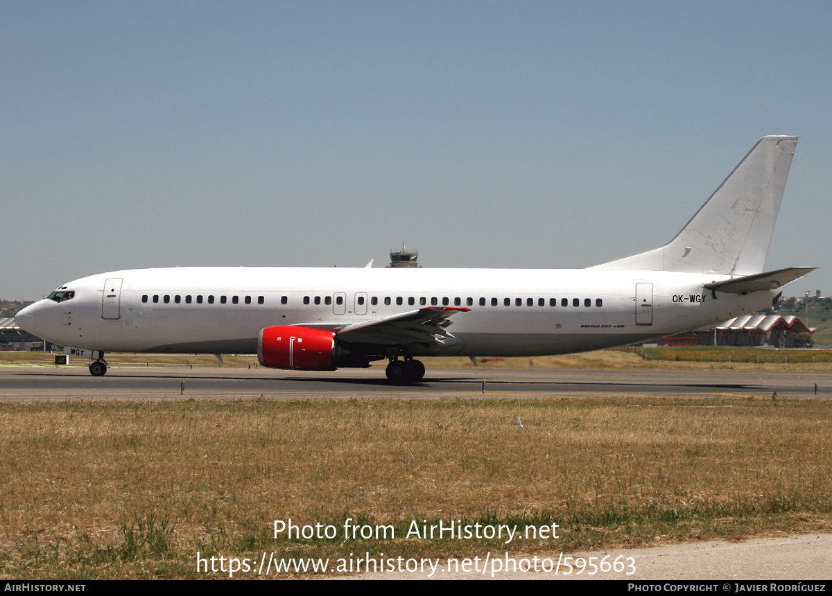 Aircraft Photo of OK-WGY | Boeing 737-436 | AirHistory.net #595663