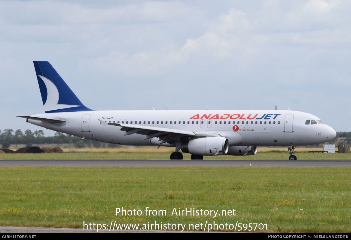 Aircraft Photo of YL-LDK | Airbus A320-232 | AnadoluJet | AirHistory.net #595701