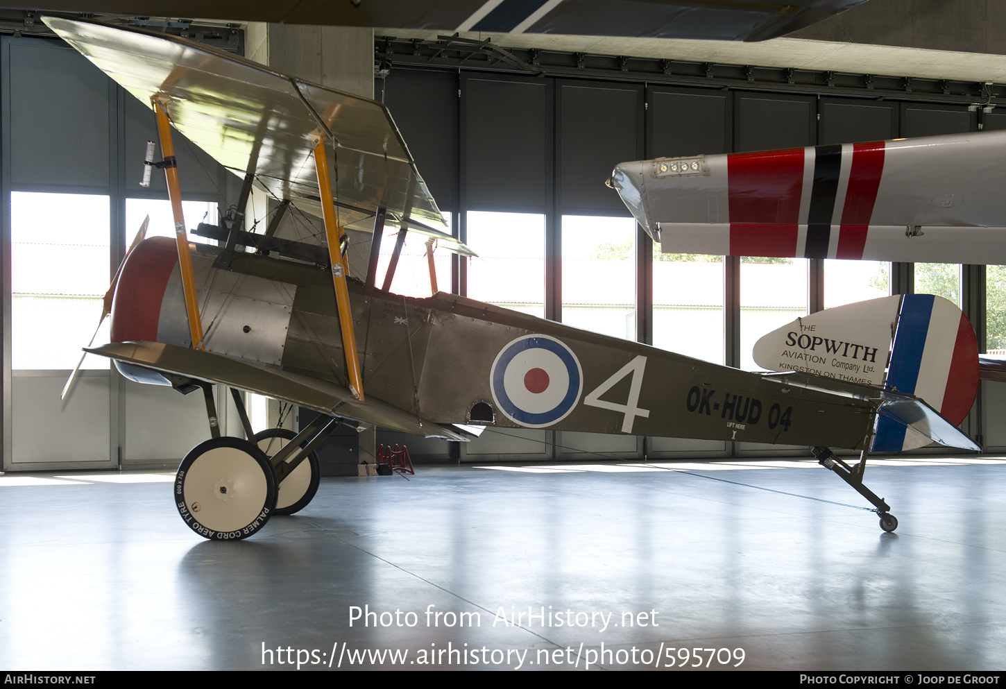 Aircraft Photo of OK-HUD 04 | Sopwith Pup (replica) | UK - Air Force | AirHistory.net #595709