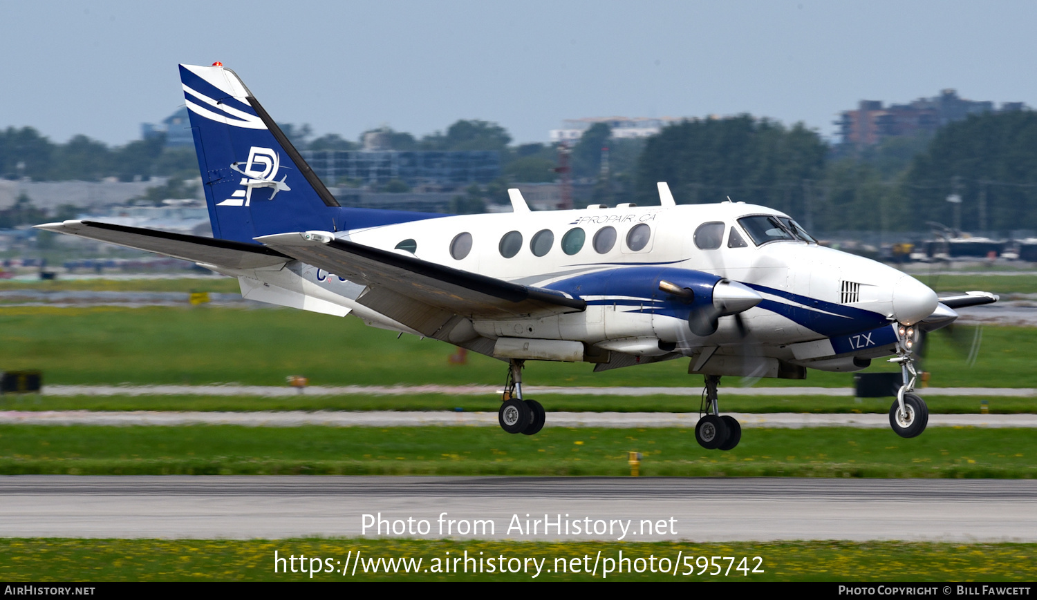 Aircraft Photo of C-GIZX | Beech A100 King Air | Propair | AirHistory.net #595742