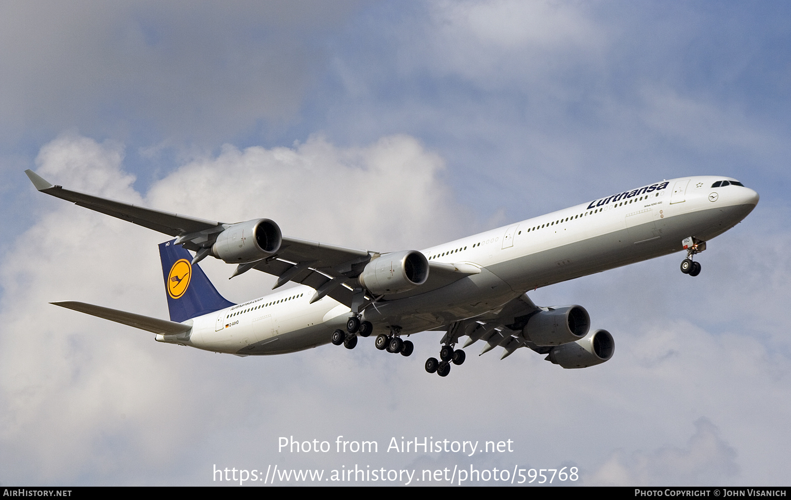 Aircraft Photo of D-AIHO | Airbus A340-642 | Lufthansa | AirHistory.net #595768