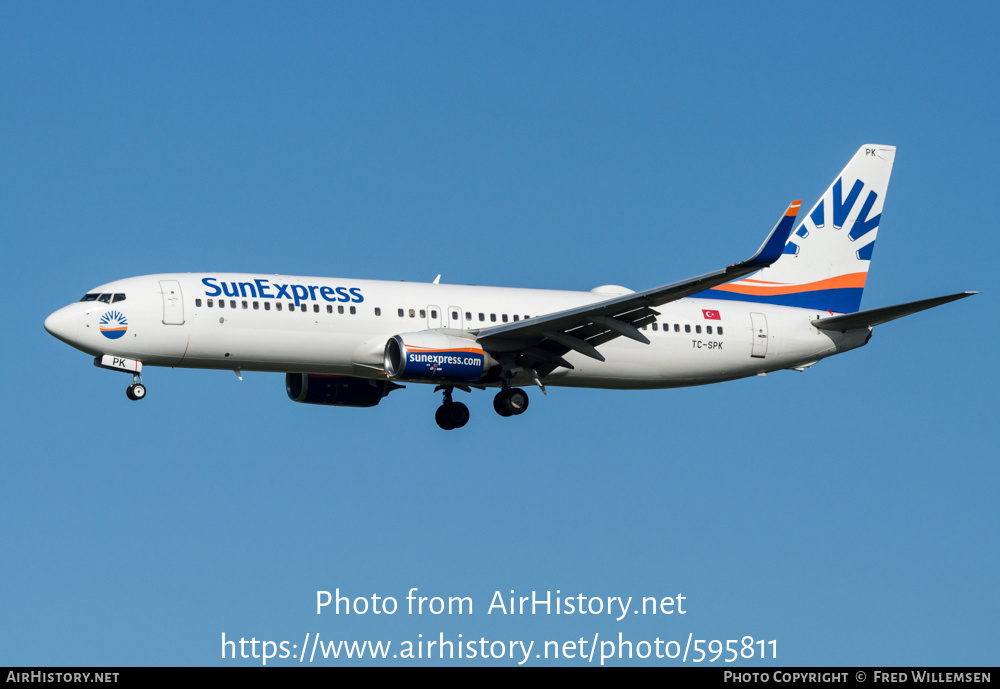 Aircraft Photo of TC-SPK | Boeing 737-86N | SunExpress | AirHistory.net #595811