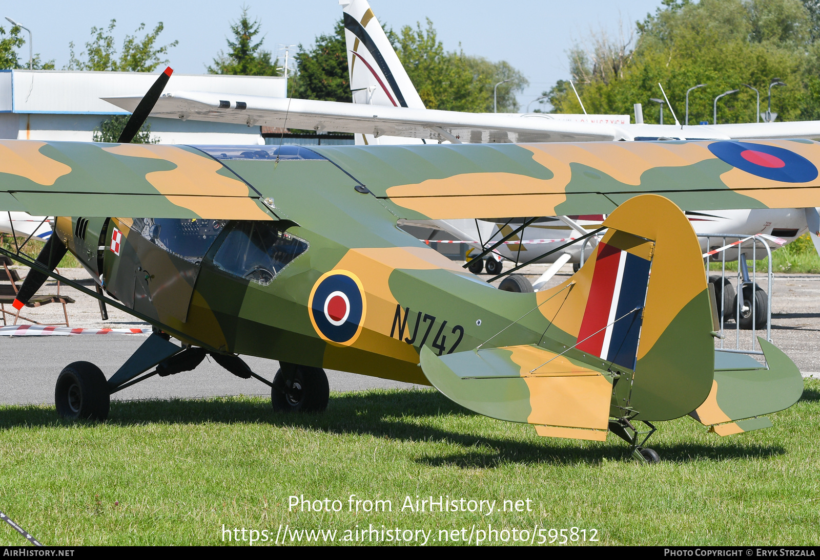 Aircraft Photo of SP-SWTC / NJ742 | Let-Mont TUL-09 Tulak | UK - Air Force | AirHistory.net #595812