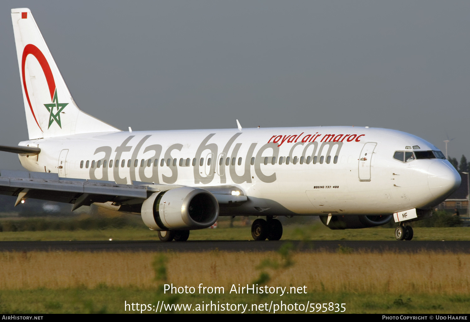 Aircraft Photo of CN-RMF | Boeing 737-4B6 | Atlas Blue | AirHistory.net #595835