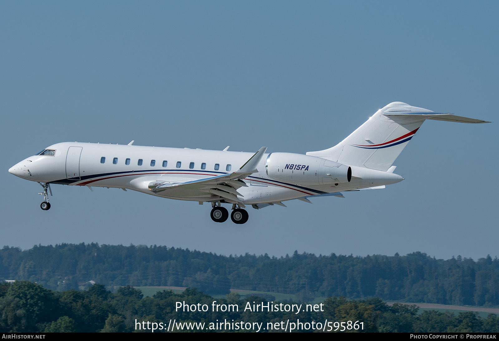 Aircraft Photo of N815PA | Bombardier Global 5000 (BD-700-1A11) | AirHistory.net #595861