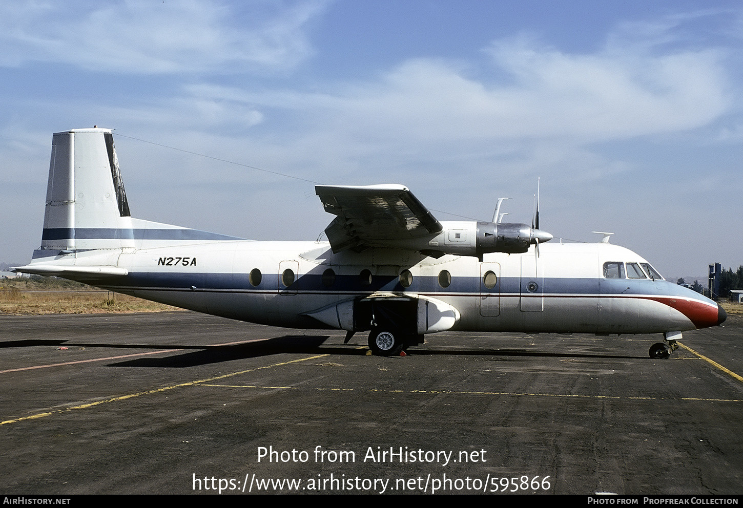 Aircraft Photo of N275A | Nord 262A-30 | AirHistory.net #595866