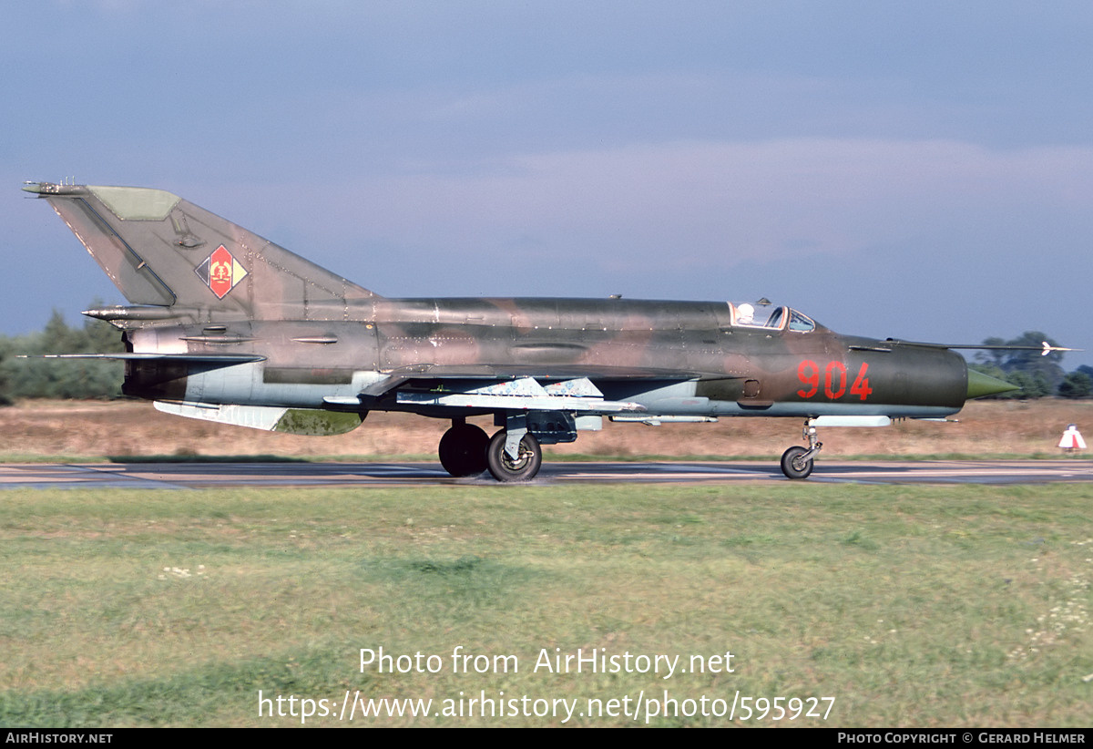 Aircraft Photo of 904 | Mikoyan-Gurevich MiG-21bis | East Germany - Air ...