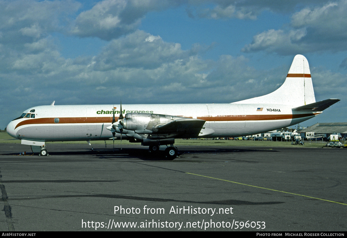 Aircraft Photo of N341HA | Lockheed L-188A(PF) Electra | Channel Express | AirHistory.net #596053