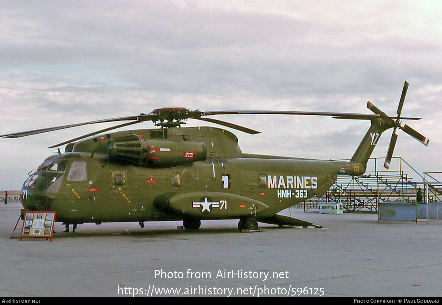 Aircraft Photo of 157144 | Sikorsky CH-53D Sea Stallion | USA - Marines | AirHistory.net #596125