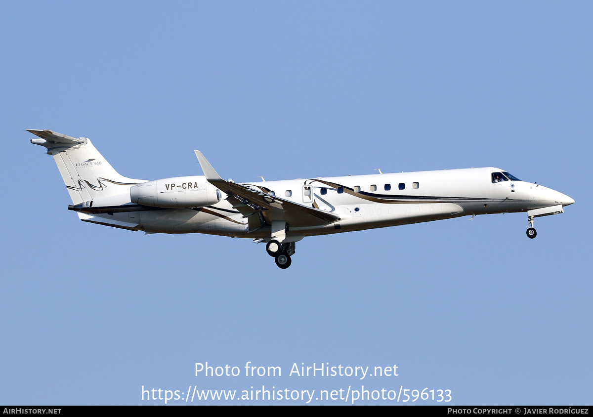 Aircraft Photo of VP-CRA | Embraer Legacy 650 (EMB-135BJ) | AirHistory.net #596133