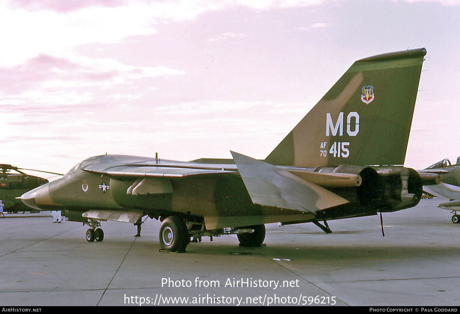 Aircraft Photo of 70-2415 / AF70-415 | General Dynamics F-111F Aardvark | USA - Air Force | AirHistory.net #596215