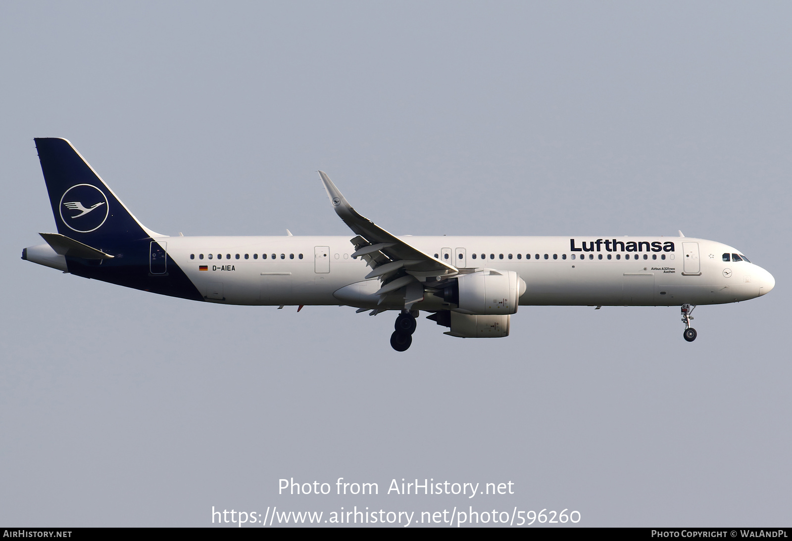 Aircraft Photo of D-AIEA | Airbus A321-271NX | Lufthansa | AirHistory.net #596260