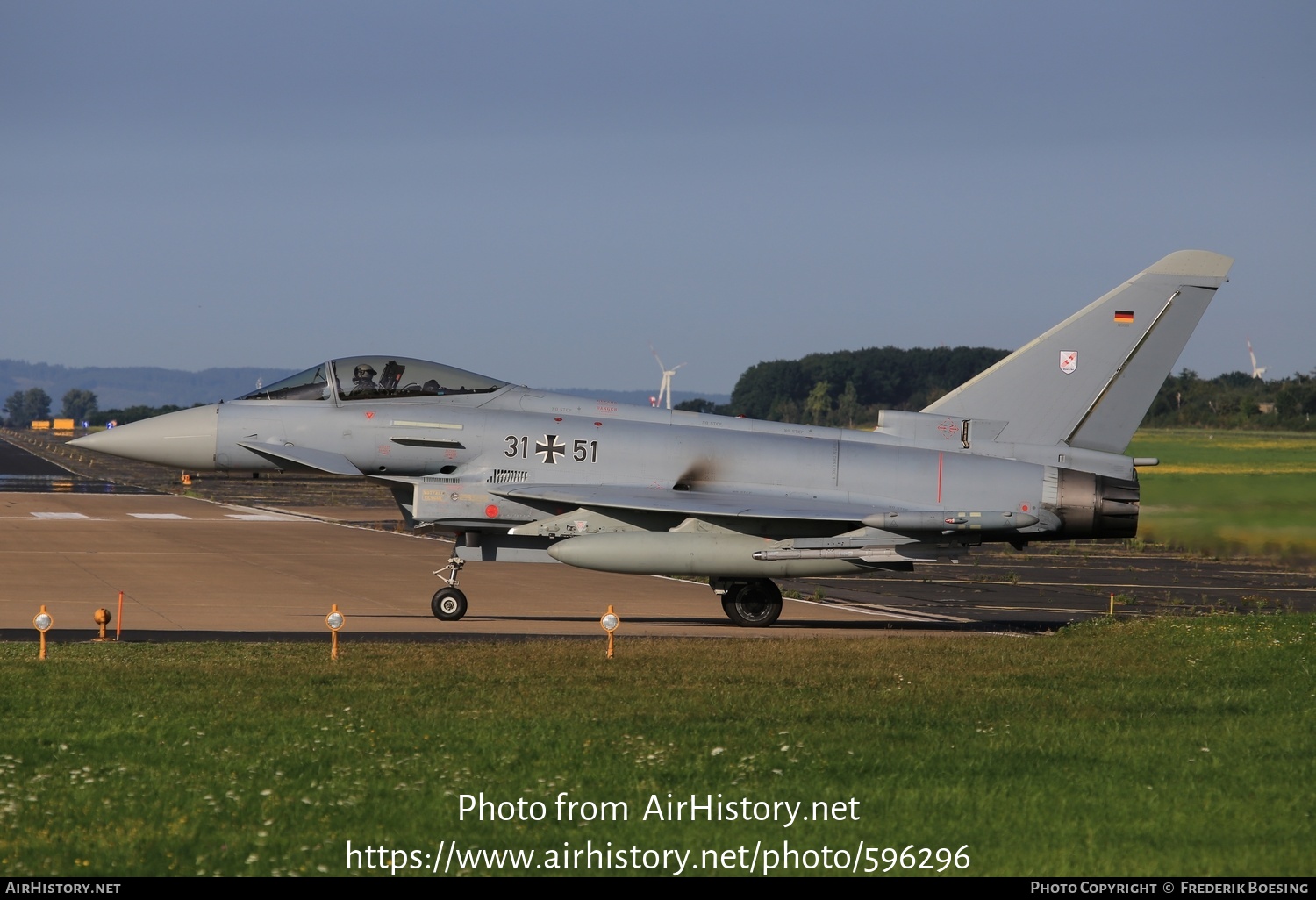 Aircraft Photo of 3151 | Eurofighter EF-2000 Typhoon | Germany - Air Force | AirHistory.net #596296