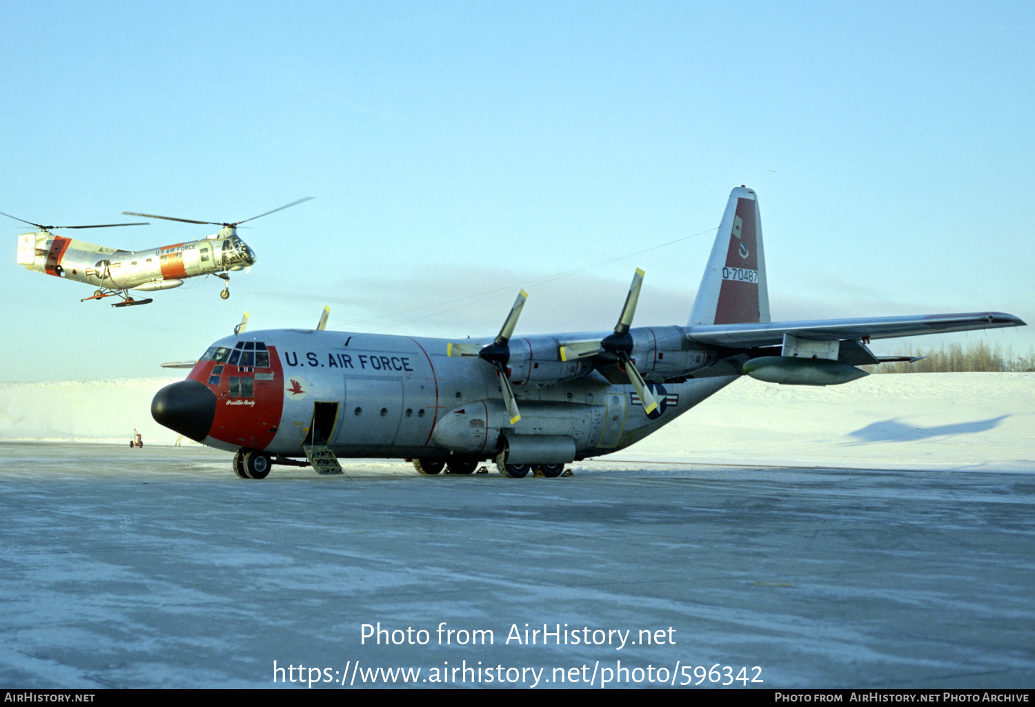 Aircraft Photo of 57-487 / 0-70487 | Lockheed C-130D-6 Hercules (L-182) | USA - Air Force | AirHistory.net #596342