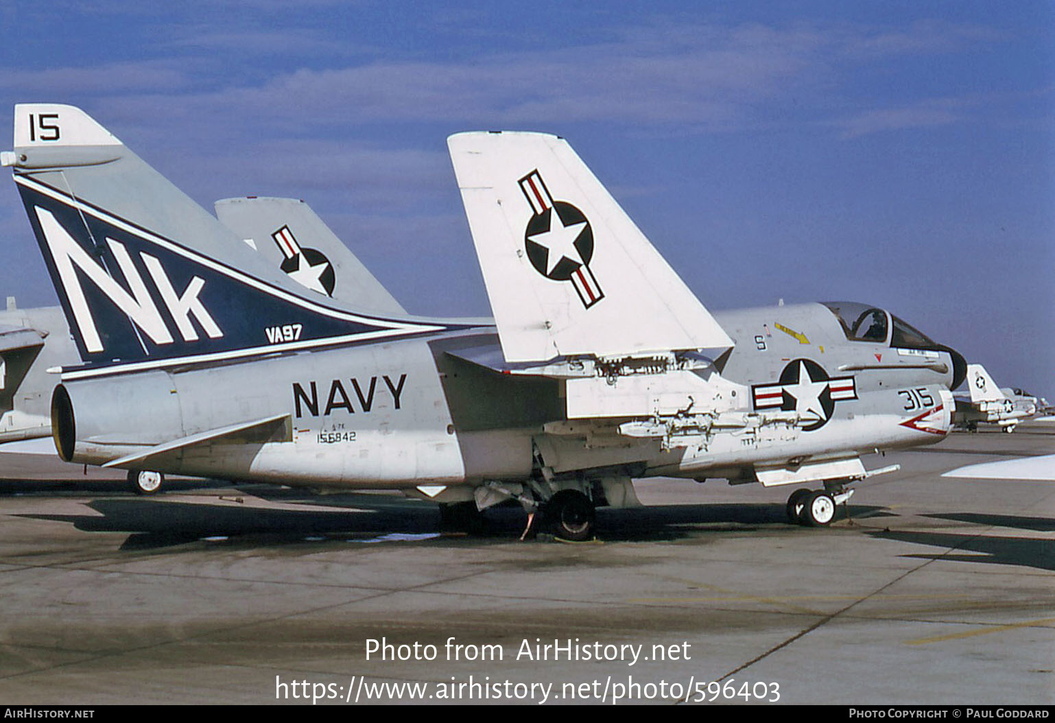 Aircraft Photo of 156842 | LTV A-7E Corsair II | USA - Navy | AirHistory.net #596403