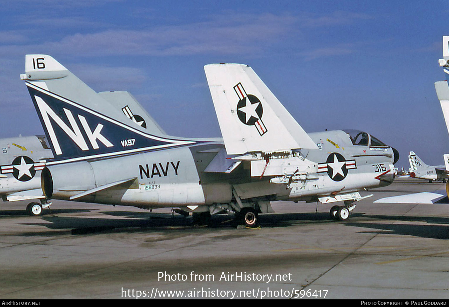 Aircraft Photo of 158833 | LTV A-7E Corsair II | USA - Navy | AirHistory.net #596417