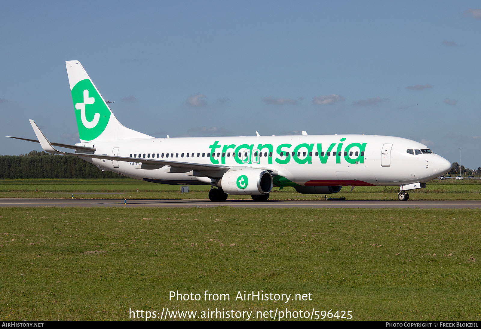 Aircraft Photo of PH-HBN | Boeing 737-82R | Transavia | AirHistory.net #596425