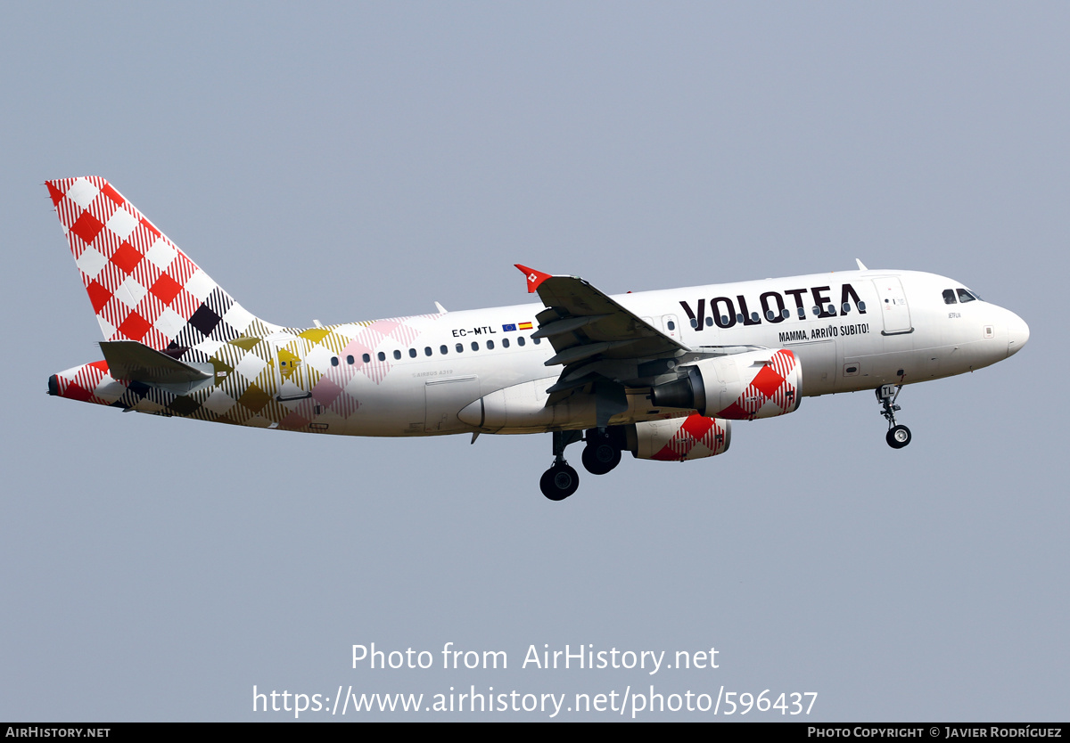 Aircraft Photo of EC-MTL | Airbus A319-111 | Volotea | AirHistory.net #596437