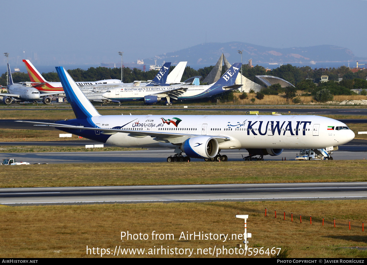 Aircraft Photo of 9K-AOH | Boeing 777-369/ER | Kuwait Airways | AirHistory.net #596467