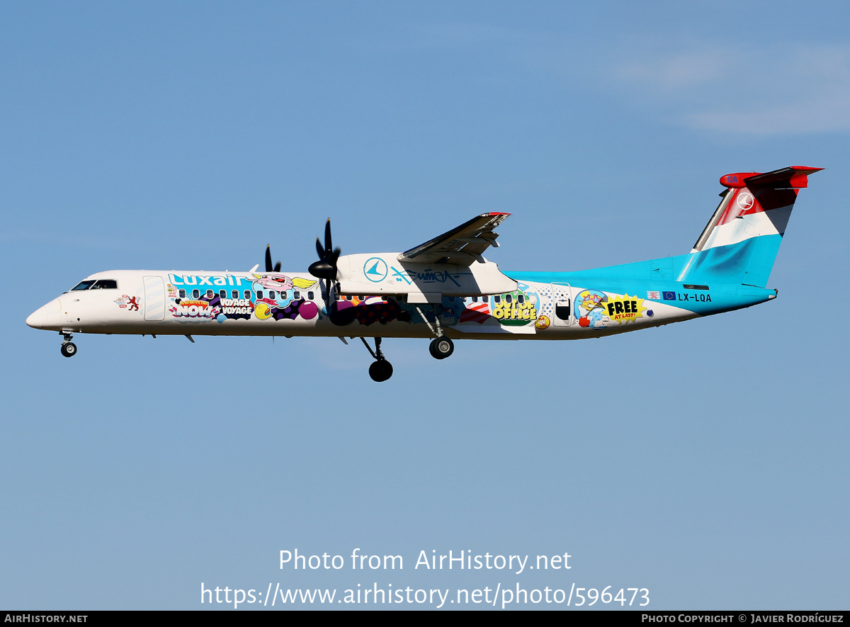 Aircraft Photo of LX-LQA | Bombardier DHC-8-402 Dash 8 | Luxair | AirHistory.net #596473