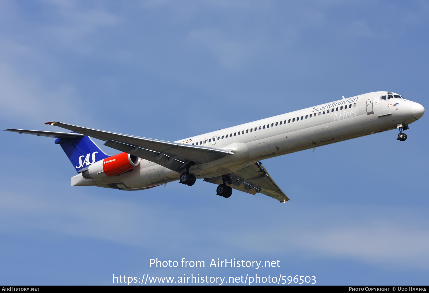 Aircraft Photo of LN-ROU | McDonnell Douglas MD-82 (DC-9-82) | Scandinavian Airlines - SAS | AirHistory.net #596503