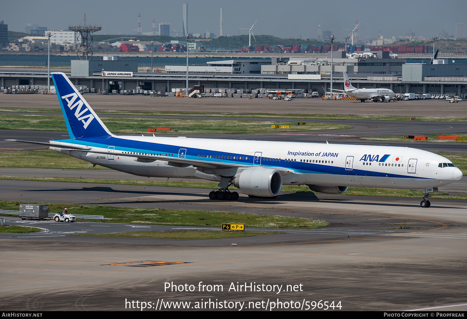 Aircraft Photo of JA735A | Boeing 777-381/ER | All Nippon Airways - ANA | AirHistory.net #596544